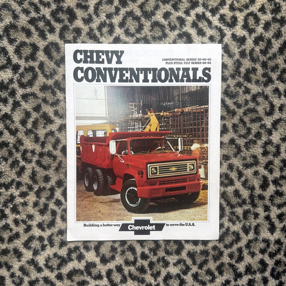 1973 Chevy GM Conventionals Trucks Brochure Series 50-60-65 L Steel Tilt VTG Adv